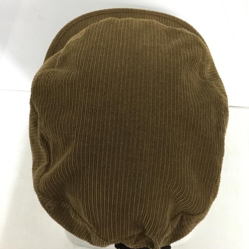 テンダーロイン TENDERLOIN 帽子 キャップ コーデュロイ ワークキャップ ペインターキャップ ロゴ、文字 茶 / ブラウン / brown メンズ USED 古着 中古 10153675