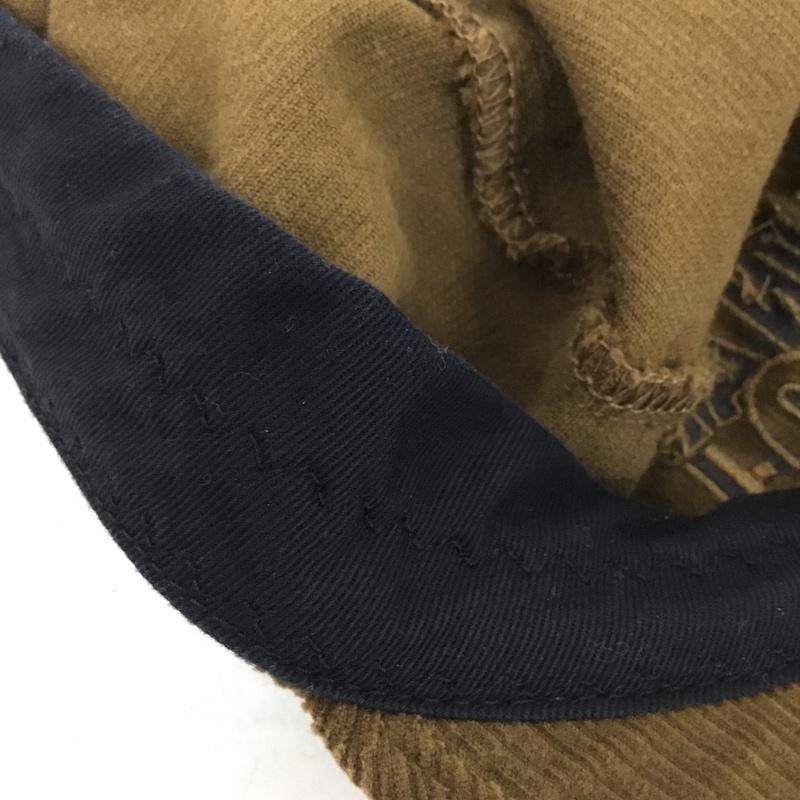 テンダーロイン TENDERLOIN 帽子 キャップ コーデュロイ ワークキャップ ペインターキャップ ロゴ、文字 茶 / ブラウン / brown メンズ USED 古着 中古 10153675