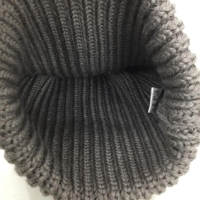 ニードルス Needles 帽子 ニット帽 パピヨン ワッチキャップ ウール ワンポイント 灰 / グレー / gray メンズ USED 古着 中古 10153677