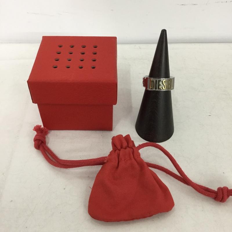 ディーゼル DIESEL アクセサリー 指輪 15号 ロゴ、文字 銀 / シルバー / silver color メンズ USED 古着 中古 10153678