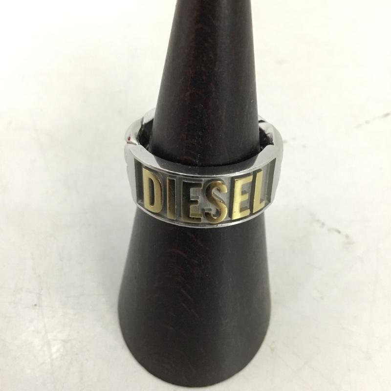 ディーゼル DIESEL アクセサリー 指輪 15号 ロゴ、文字 銀 / シルバー / silver color メンズ USED 古着 中古 10153678