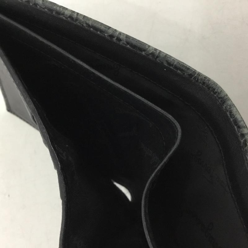 サルヴァトーレフェラガモ Salvatore Ferragamo 財布 二つ折り 総柄 黒 / ブラック / black レディース USED 古着 中古 10153682