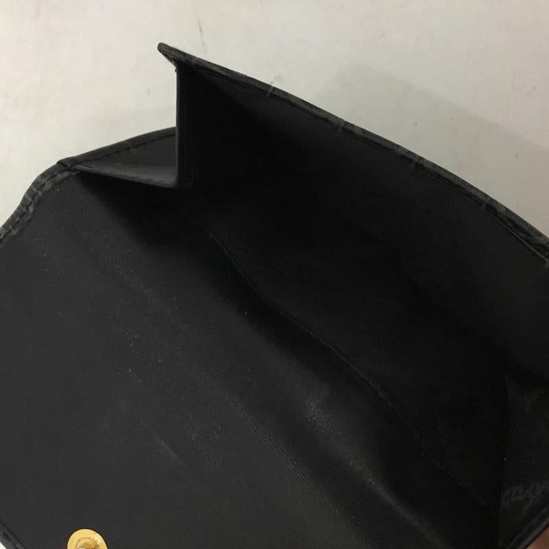 サルヴァトーレフェラガモ Salvatore Ferragamo 財布 二つ折り 総柄 黒 / ブラック / black レディース USED 古着 中古 10153682
