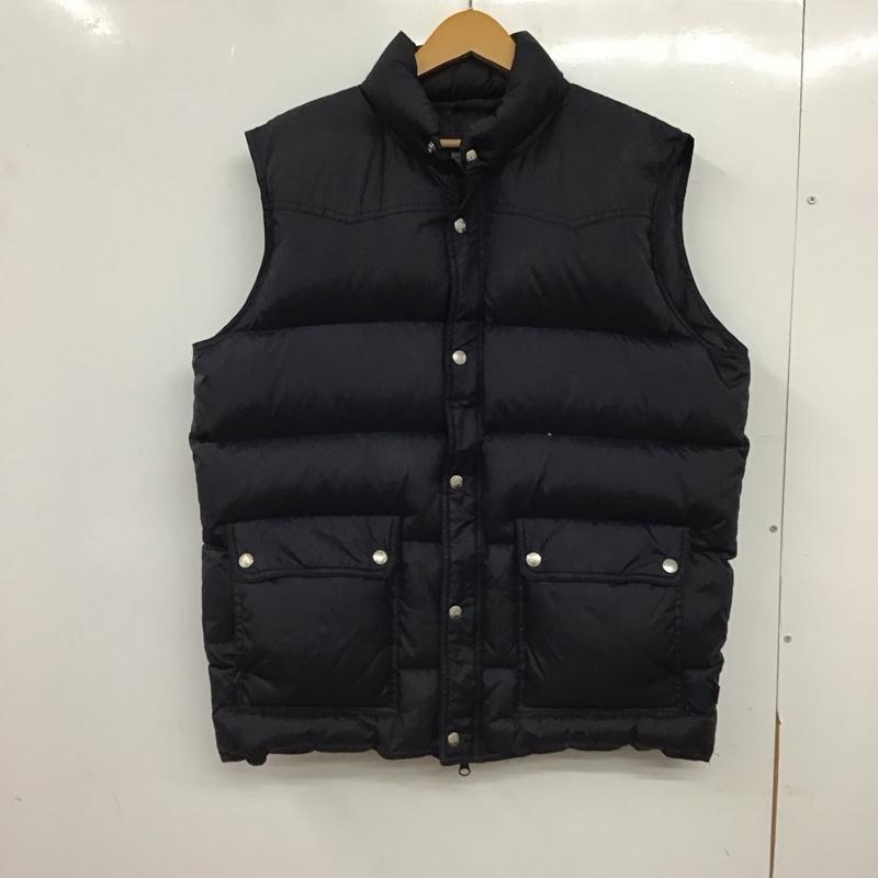 ステューシー STUSSY ベスト ベスト ダウンベスト ジップアップベスト M 無地 紺 / ネイビー / navy メンズ USED 古着 中古 10153686