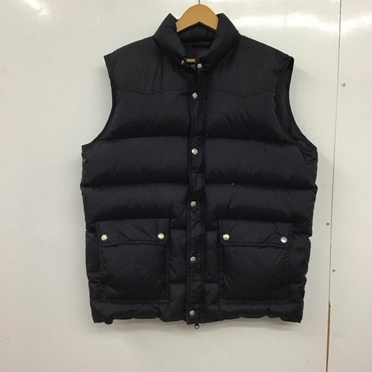 ステューシー STUSSY ベスト ベスト ダウンベスト ジップアップベスト M 無地 紺 / ネイビー / navy メンズ USED 古着 中古 10153686