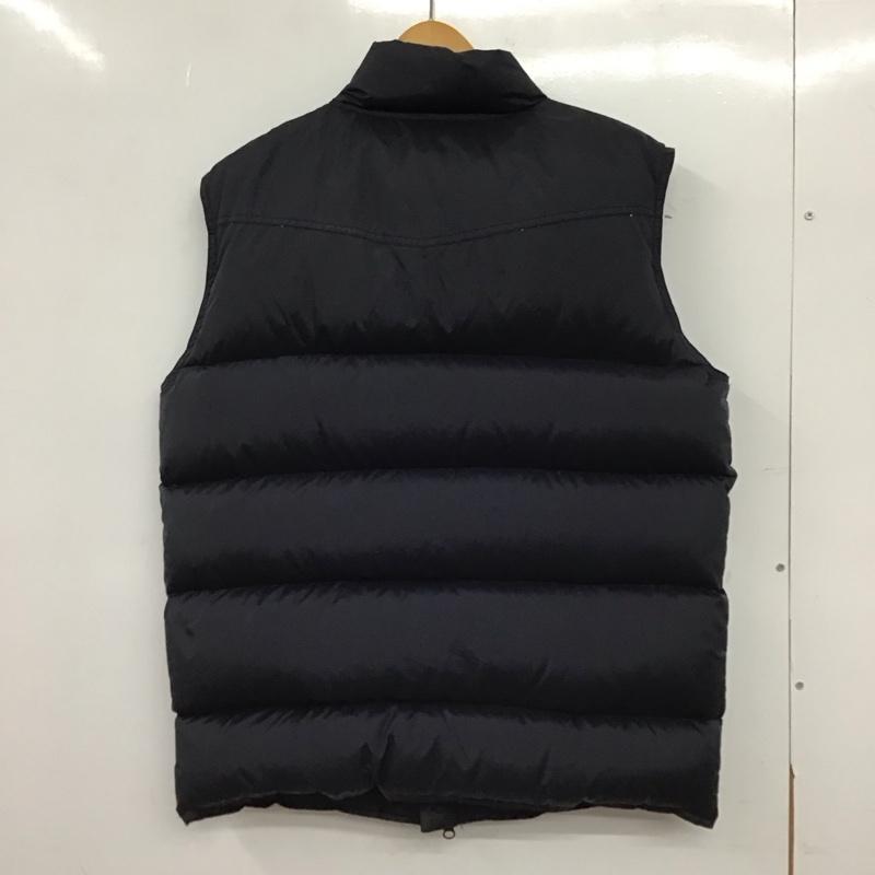 ステューシー STUSSY ベスト ベスト ダウンベスト ジップアップベスト M 無地 紺 / ネイビー / navy メンズ USED 古着 中古 10153686