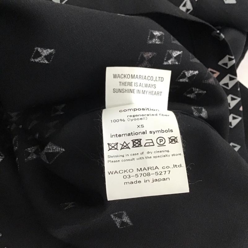 ギルティーパーティーズ GUILTYPARTIES シャツ、ブラウス 半袖 半袖シャツ プリントシャツ ポケットシャツ XS プリント 黒 / ブラック / black メンズ USED 古着 中古 10153690