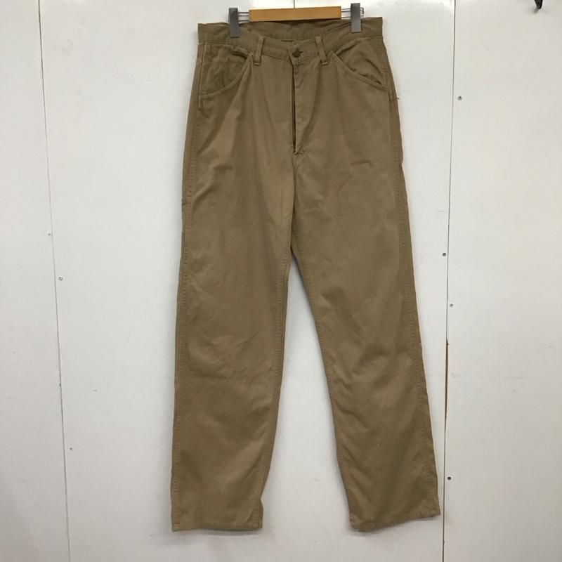 ヒステリックグラマー HYSTERIC GLAMOUR パンツ ワークパンツ、ペインターパンツ ワイドパンツ カジュアルパンツ ワークパンツ FREE ロゴ、文字 ベージュ / ベージュ / beige メンズ USED 古着 中古 10153694