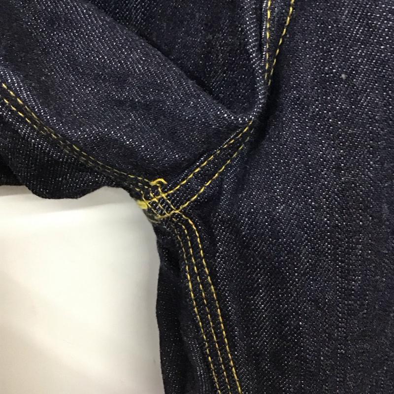 ゴールド GOLD パンツ デニム、ジーンズ デニムパンツ ワイドパンツ カジュアルパンツ L 無地 インディゴ / インディゴ / Indigo メンズ USED 古着 中古 10153695