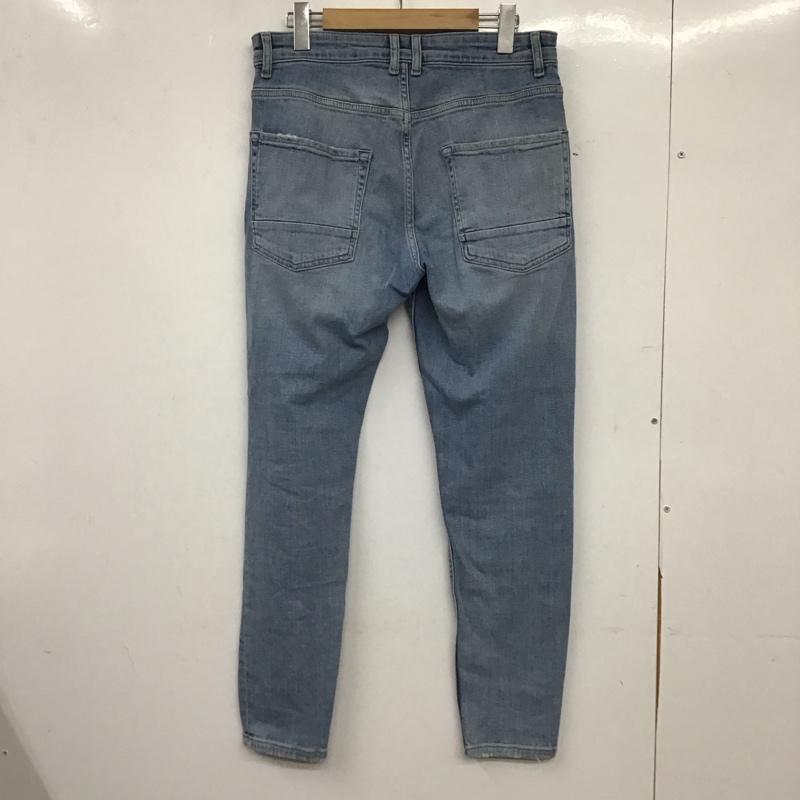 ザラ ZARA パンツ デニム、ジーンズ デニムパンツ スリムパンツ カジュアルパンツ ストレッチパンツ 40インチ 無地 インディゴ / インディゴ / Indigo メンズ USED 古着 中古 10153697