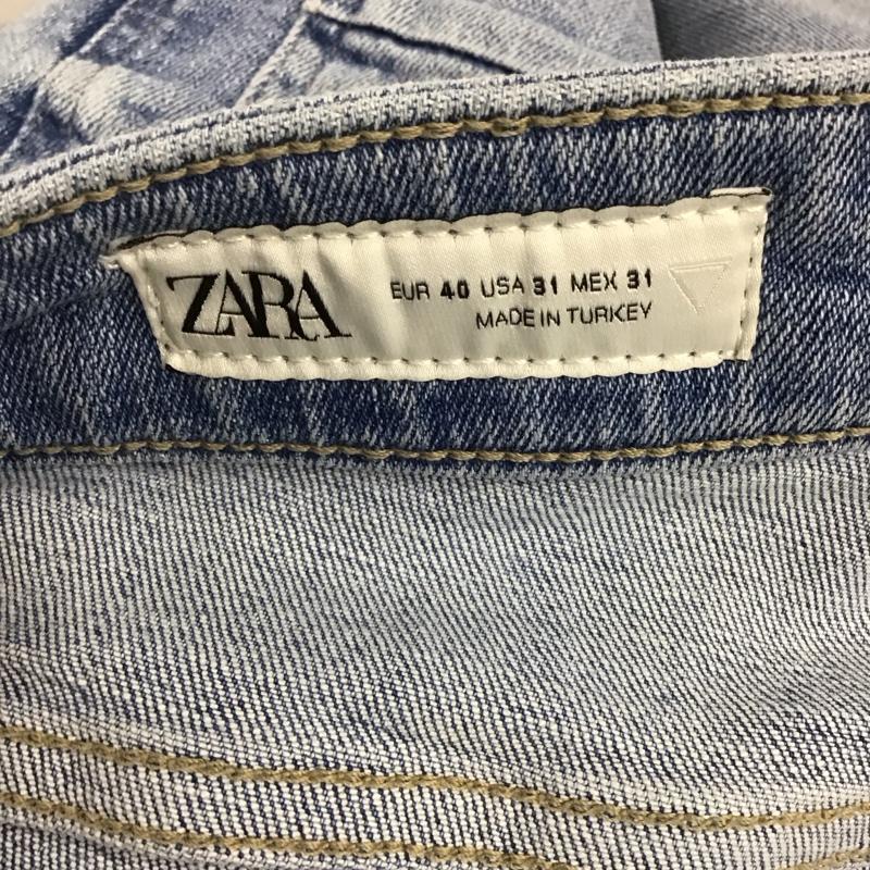 ザラ ZARA パンツ デニム、ジーンズ デニムパンツ スリムパンツ カジュアルパンツ ストレッチパンツ 40インチ 無地 インディゴ / インディゴ / Indigo メンズ USED 古着 中古 10153697