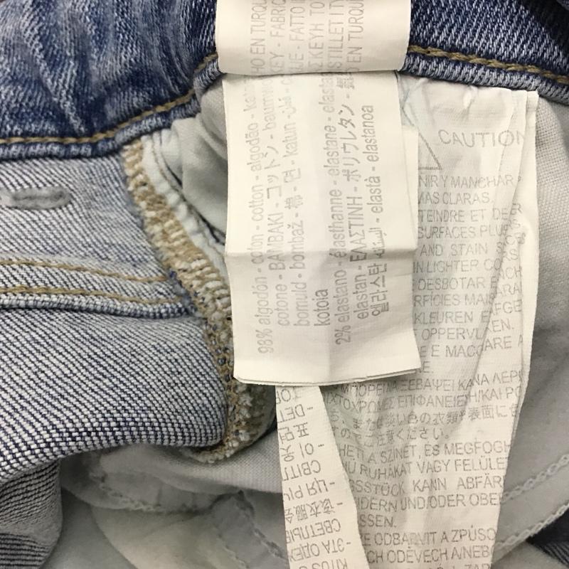 ザラ ZARA パンツ デニム、ジーンズ デニムパンツ スリムパンツ カジュアルパンツ ストレッチパンツ 40インチ 無地 インディゴ / インディゴ / Indigo メンズ USED 古着 中古 10153697