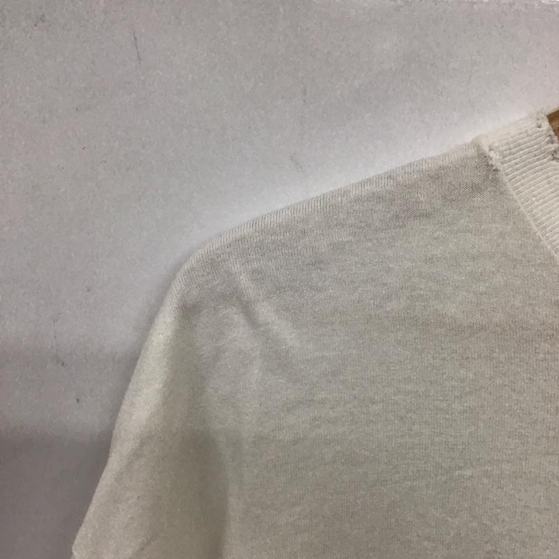ゴールド GOLD Tシャツ 半袖 半袖カットソー プリントTシャツ クルーネックカットソー XL ロゴ、文字 白 / ホワイト / white メンズ USED 古着 中古 10153699