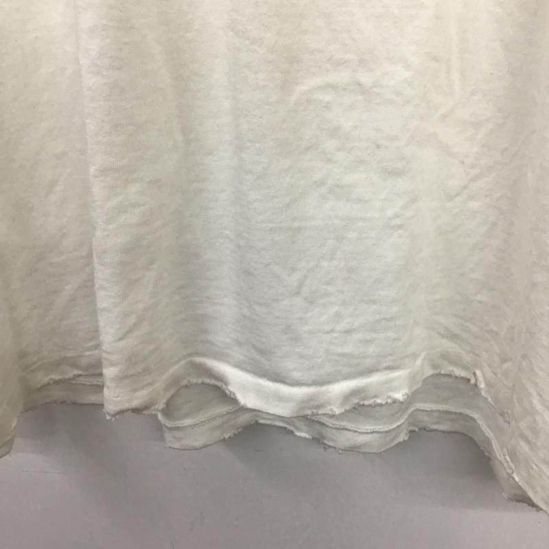 ゴールド GOLD Tシャツ 半袖 半袖カットソー プリントTシャツ クルーネックカットソー XL ロゴ、文字 白 / ホワイト / white メンズ USED 古着 中古 10153699