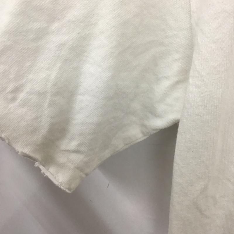 ゴールド GOLD Tシャツ 半袖 半袖カットソー プリントTシャツ クルーネックカットソー XL ロゴ、文字 白 / ホワイト / white メンズ USED 古着 中古 10153699