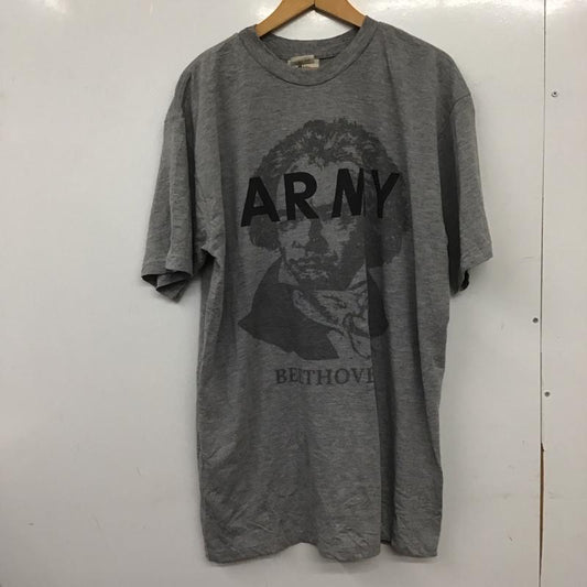 古着 USED Tシャツ 半袖 ミリタリーTシャツ プリントTシャツ 古着 L プリント 灰 / グレー / gray メンズ USED 古着 中古 10153700