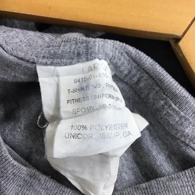 古着 USED Tシャツ 半袖 ミリタリーTシャツ プリントTシャツ 古着 L プリント 灰 / グレー / gray メンズ USED 古着 中古 10153700