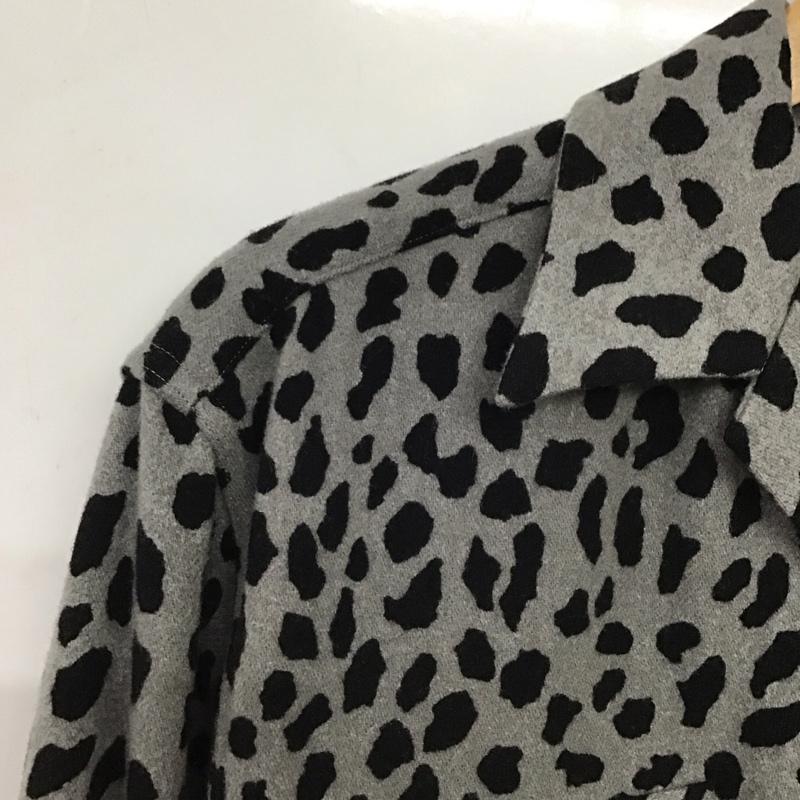 ギルティーパーティーズ GUILTYPARTIES シャツ、ブラウス 長袖 長袖シャツ プリントシャツ カラーシャツ S 総柄 灰 / グレー / gray メンズ USED 古着 中古 10153701
