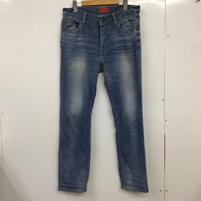 レッドカード RED CARD パンツ デニム、ジーンズ デニムパンツ スリムパンツ カジュアルパンツ ストレッチパンツ 31インチ 無地 インディゴ / インディゴ / Indigo メンズ USED 古着 中古 10153708
