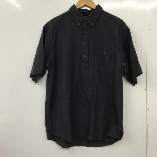 エディーバウアー Eddie Bauer シャツ、ブラウス 半袖 半袖シャツ 無地シャツ プルオーバーシャツ M 無地 紺 / ネイビー / navy メンズ USED 古着 中古 10153712