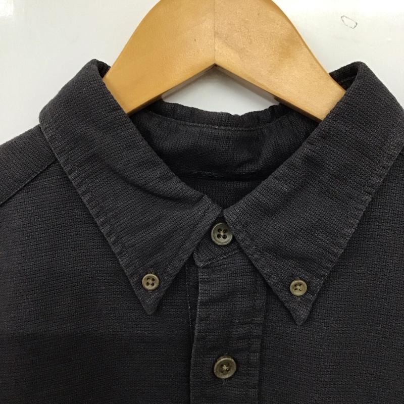 エディーバウアー Eddie Bauer シャツ、ブラウス 半袖 半袖シャツ 無地シャツ プルオーバーシャツ M 無地 紺 / ネイビー / navy メンズ USED 古着 中古 10153712