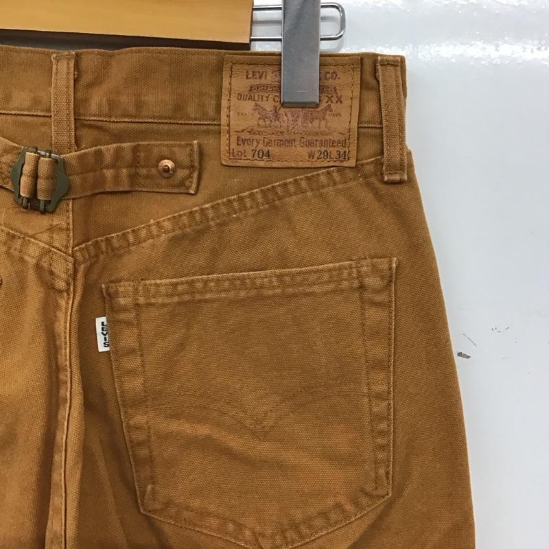 リーバイストラウスアンドコー Levi Strauss & co. パンツ デニム、ジーンズ デニムパンツ スリムパンツ カジュアルパンツ 29インチ 無地 茶 / ブラウン / brown メンズ USED 古着 中古 10153716
