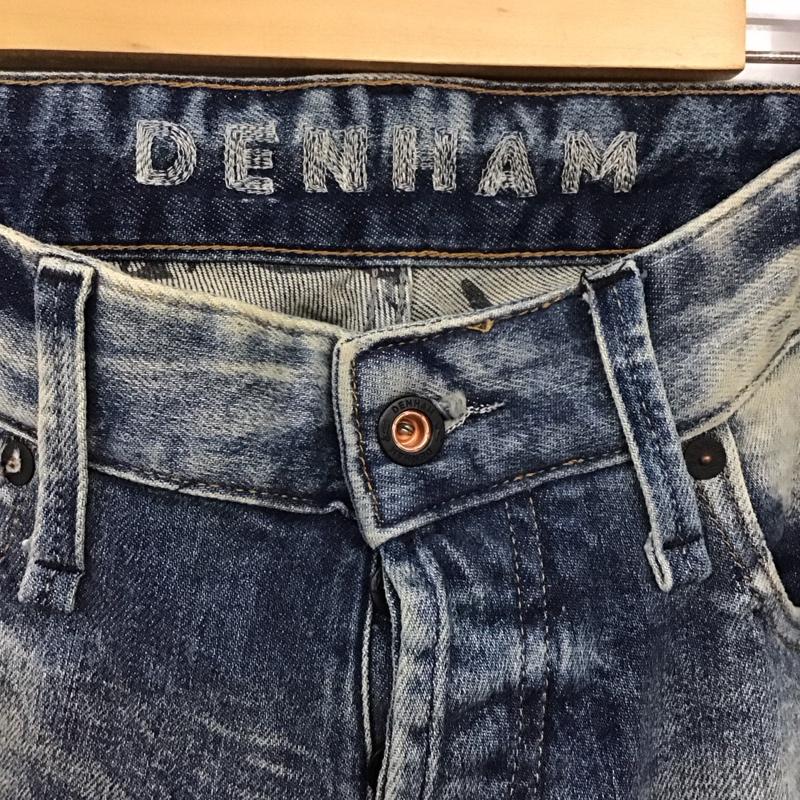 デンハム DENHAM パンツ デニム、ジーンズ デニムパンツ スリムパンツ カジュアルパンツ ストレッチパンツ 34インチ 無地 インディゴ / インディゴ / Indigo メンズ USED 古着 中古 10153717