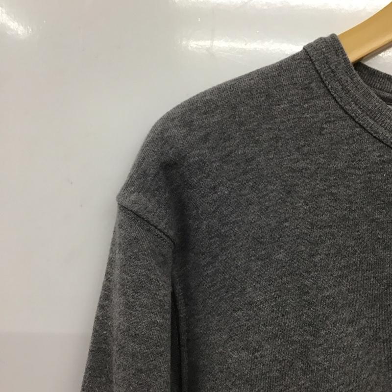 ラルディーニ LARDINI トレーナー 長袖 長袖トレーナー スウェット クルーネック プルオーバー XXS ロゴ、文字 灰 / グレー / gray メンズ USED 古着 中古 10153722