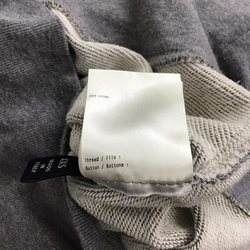 ラルディーニ LARDINI トレーナー 長袖 長袖トレーナー スウェット クルーネック プルオーバー XXS ロゴ、文字 灰 / グレー / gray メンズ USED 古着 中古 10153722