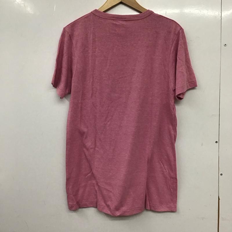 ビームスティー BEAMS T Tシャツ 半袖 半袖カットソー プリントTシャツ クルーネックカットソー L プリント 桃 / ピンク / pink メンズ USED 古着 中古 10153723