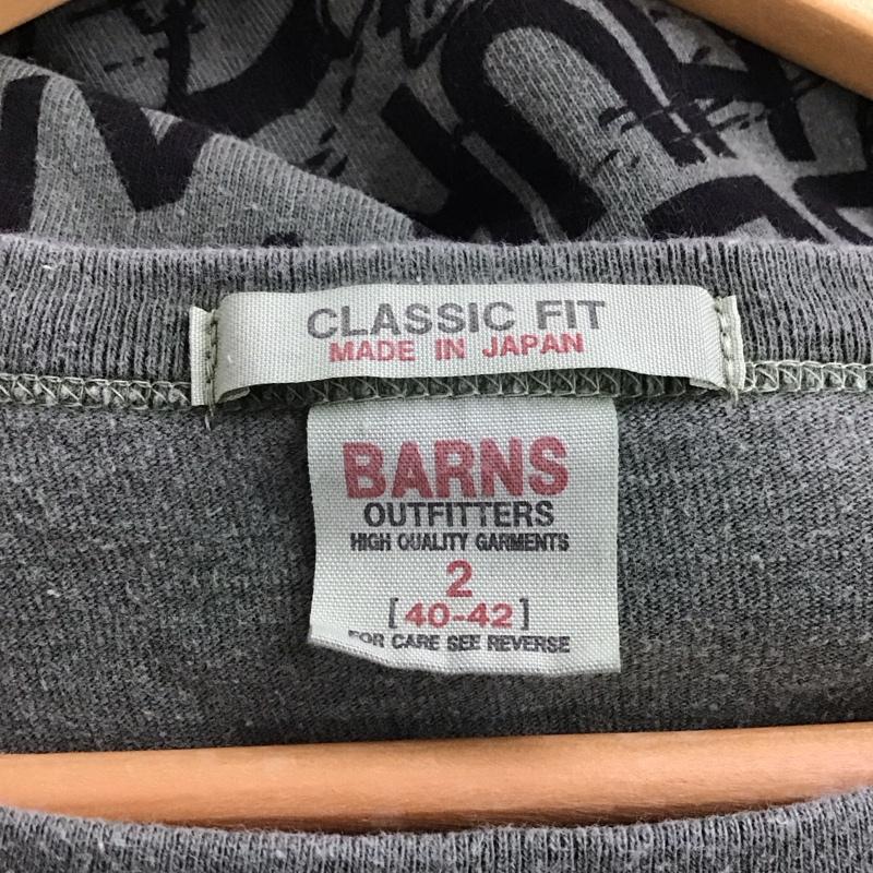 バーンズアウトフィッターズ BARNS OUTFITTERS Tシャツ 半袖 半袖カットソー プリントTシャツ クルーネックカットソー 40 ロゴ、文字 カーキ / カーキ / khaki メンズ USED 古着 中古 10153724