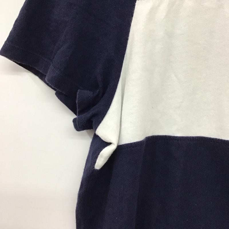 トミーヒルフィガー TOMMY HILFIGER Tシャツ 半袖 半袖カットソー プリントTシャツ クルーネックカットソー S ロゴ、文字 白 / ホワイト / white X 赤 / レッド / red X 紺 / ネイビー / navy メンズ USED 古着 中古 10153729
