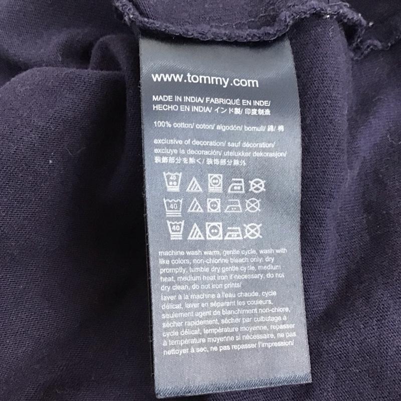 トミーヒルフィガー TOMMY HILFIGER Tシャツ 半袖 半袖カットソー プリントTシャツ クルーネックカットソー S ロゴ、文字 白 / ホワイト / white X 赤 / レッド / red X 紺 / ネイビー / navy メンズ USED 古着 中古 10153729