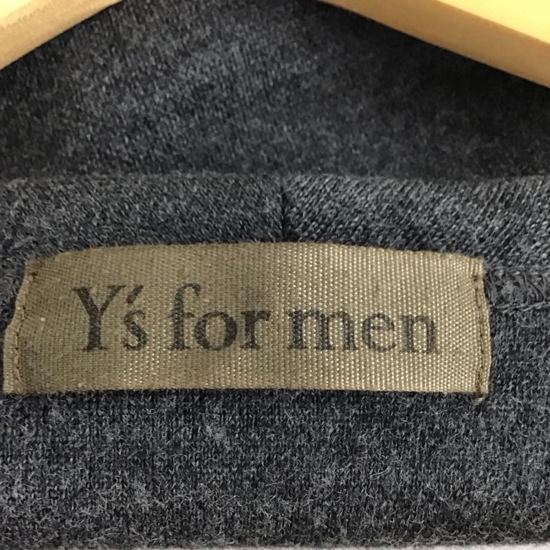 ワイズフォーメン Y s for men カーディガン 長袖 長袖カーディガン ニットカーデガン フロントボタン 3 無地 灰 / グレー / gray メンズ USED 古着 中古 10153731