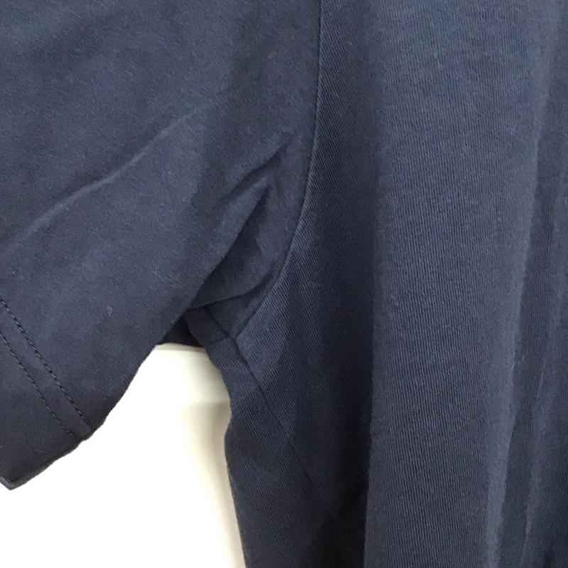 ブルックスブラザーズ BROOKS BROTHERS Tシャツ 半袖 半袖カットソー プリントTシャツ クルーネックカットソー L ロゴ、文字 紺 / ネイビー / navy メンズ USED 古着 中古 10153734