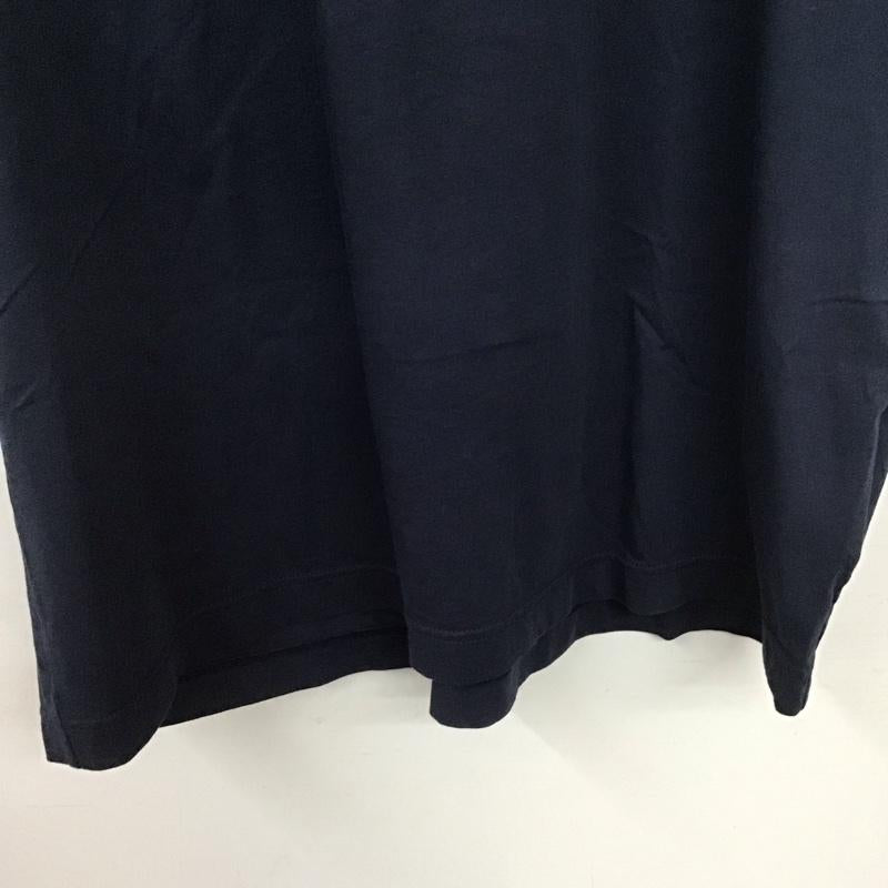 ブルックスブラザーズ BROOKS BROTHERS Tシャツ 半袖 半袖カットソー プリントTシャツ クルーネックカットソー L ロゴ、文字 紺 / ネイビー / navy メンズ USED 古着 中古 10153734