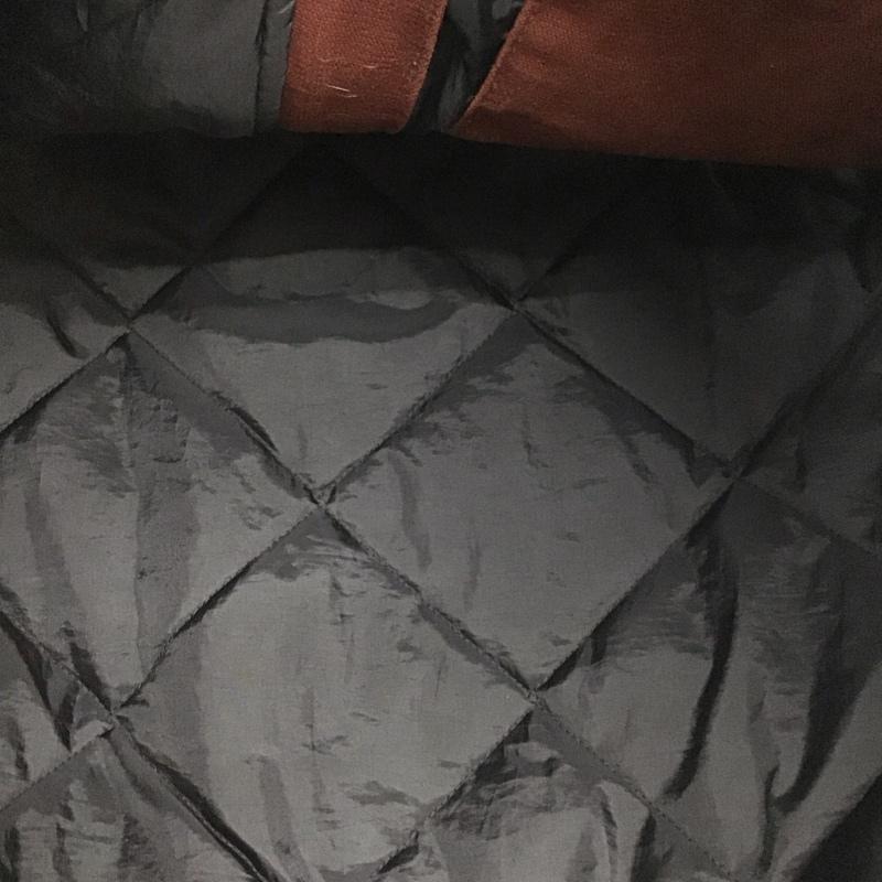 カーハート Carhartt ベスト ベスト ジップアップベスト ノースリーブカットソー アウター XL ロゴ、文字 茶 / ブラウン / brown メンズ USED 古着 中古 10153737