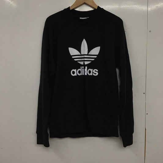 アディダス adidas トレーナー 長袖 im4500 トレフォイルCREW トレーナー XL ロゴ、文字 黒 / ブラック / black メンズ USED 古着 中古 10153740