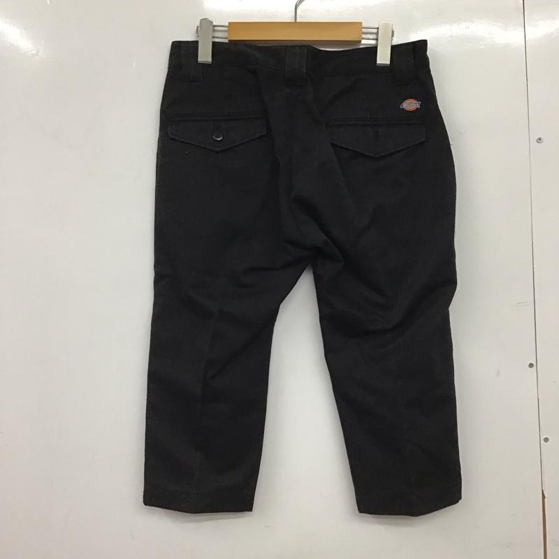 ディッキーズ Dickies パンツ ワークパンツ、ペインターパンツ ワークパンツ ワイドパンツ カジュアルパンツ 30インチ ロゴ、文字 黒 / ブラック / black メンズ USED 古着 中古 10153741