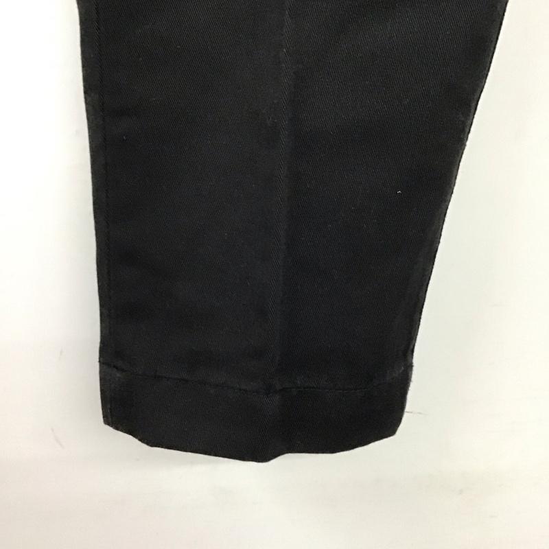 ディッキーズ Dickies パンツ ワークパンツ、ペインターパンツ ワークパンツ ワイドパンツ カジュアルパンツ 30インチ ロゴ、文字 黒 / ブラック / black メンズ USED 古着 中古 10153741