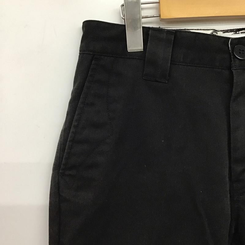 ディッキーズ Dickies パンツ ワークパンツ、ペインターパンツ ワークパンツ ワイドパンツ カジュアルパンツ 30インチ ロゴ、文字 黒 / ブラック / black メンズ USED 古着 中古 10153741