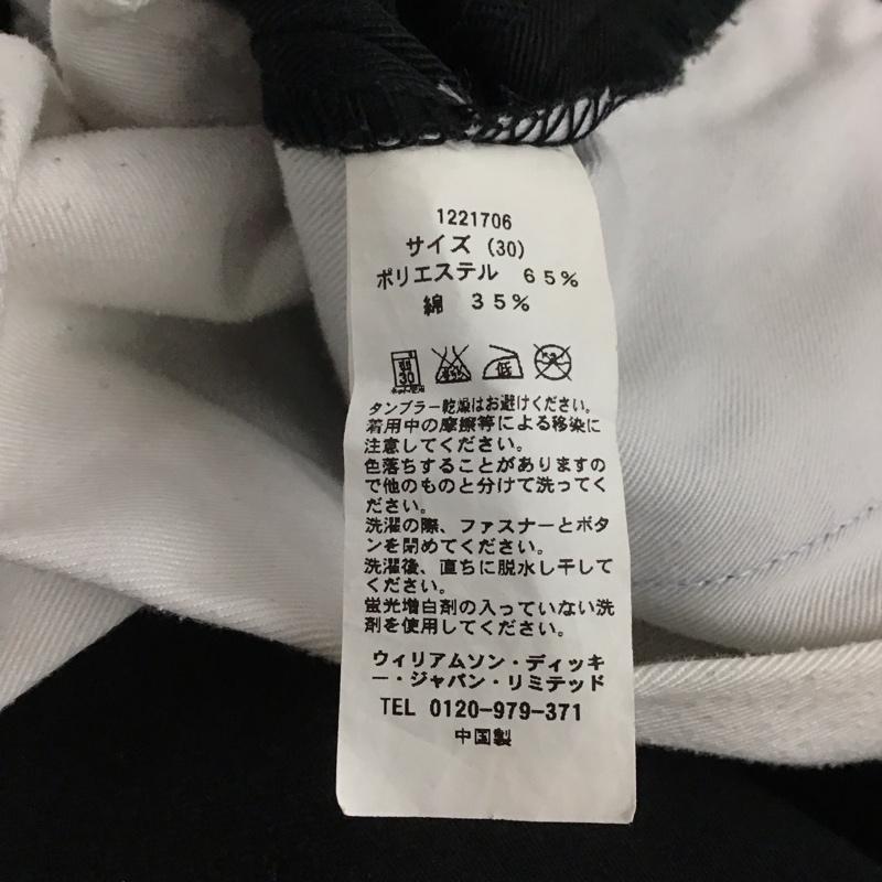 ディッキーズ Dickies パンツ ワークパンツ、ペインターパンツ ワークパンツ ワイドパンツ カジュアルパンツ 30インチ ロゴ、文字 黒 / ブラック / black メンズ USED 古着 中古 10153741