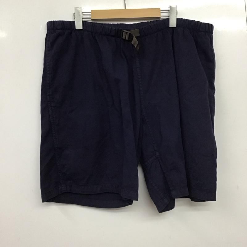 グラミチ GRAMICCI パンツ ショートパンツ ショートパンツ ハーフパンツ カジュアルパンツ XL ロゴ、文字 紺 / ネイビー / navy メンズ USED 古着 中古 10153743