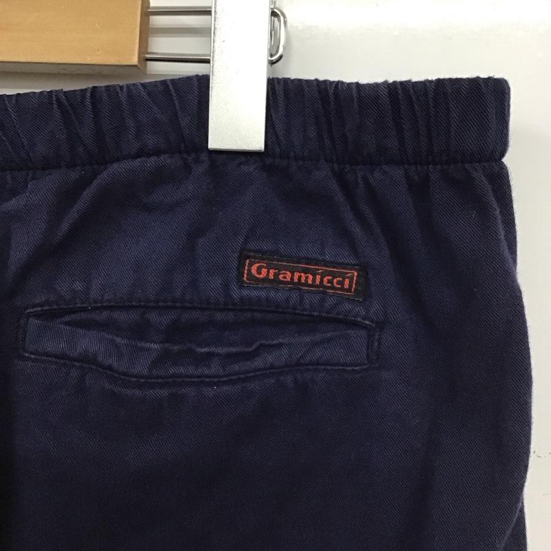 グラミチ GRAMICCI パンツ ショートパンツ ショートパンツ ハーフパンツ カジュアルパンツ XL ロゴ、文字 紺 / ネイビー / navy メンズ USED 古着 中古 10153743