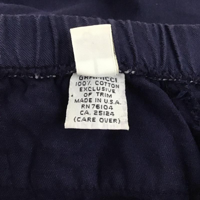 グラミチ GRAMICCI パンツ ショートパンツ ショートパンツ ハーフパンツ カジュアルパンツ XL ロゴ、文字 紺 / ネイビー / navy メンズ USED 古着 中古 10153743