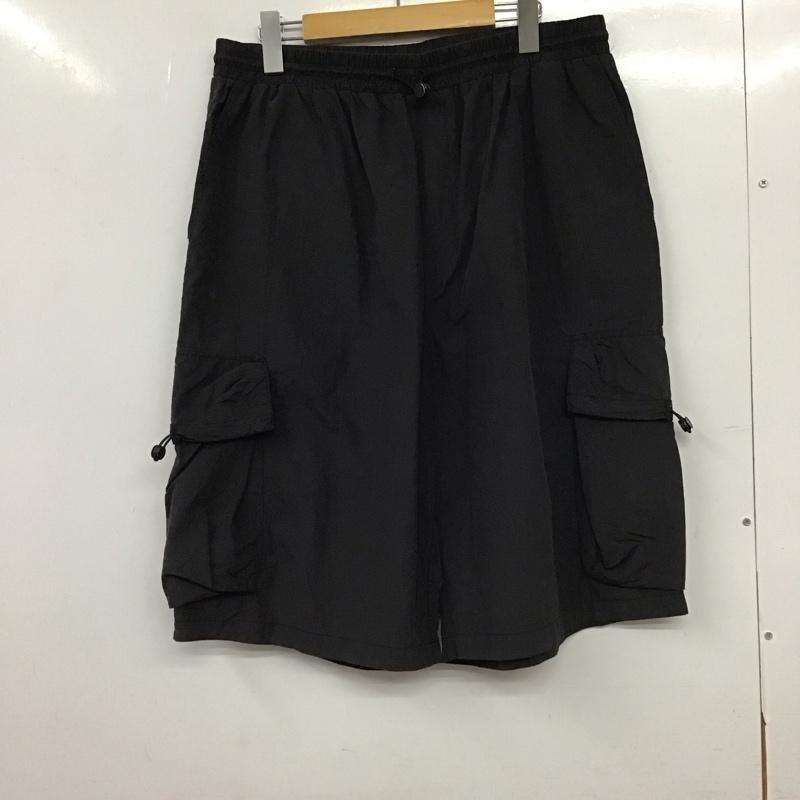 ザラ ZARA パンツ ショートパンツ ショートパンツ ハーフパンツ カジュアルパンツ ナイロンパンツ L 無地 黒 / ブラック / black メンズ USED 古着 中古 10153744
