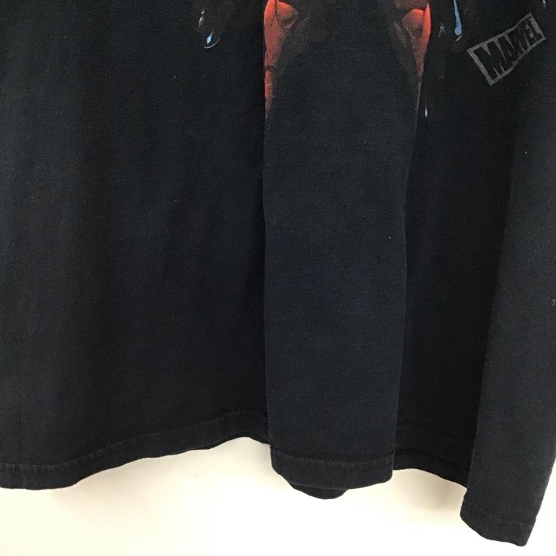 マーベル MARVEL Tシャツ 半袖 半袖カットソー プリントTシャツ クルーネックカットソー L プリント ダークグレー / ダークグレー / メンズ USED 古着 中古 10153747