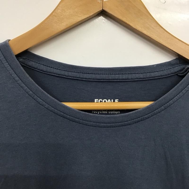 エコアルフ ECOALF Tシャツ 半袖 半袖カットソー プリントTシャツ クルーネックカットソー L ロゴ、文字 青 / ブルー / blue メンズ USED 古着 中古 10153750