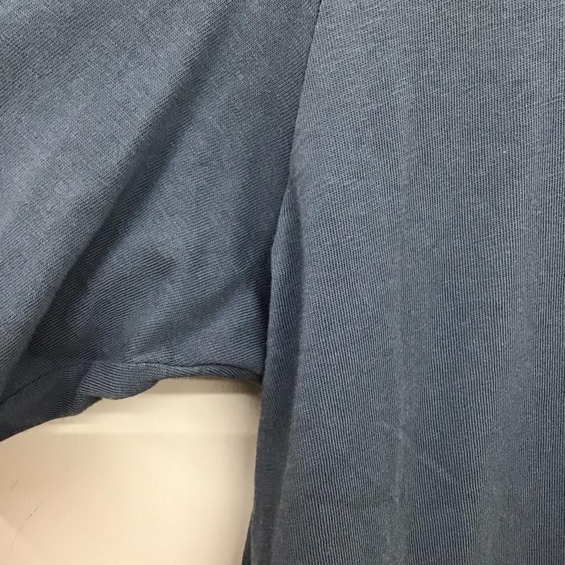 エコアルフ ECOALF Tシャツ 半袖 半袖カットソー プリントTシャツ クルーネックカットソー L ロゴ、文字 青 / ブルー / blue メンズ USED 古着 中古 10153750