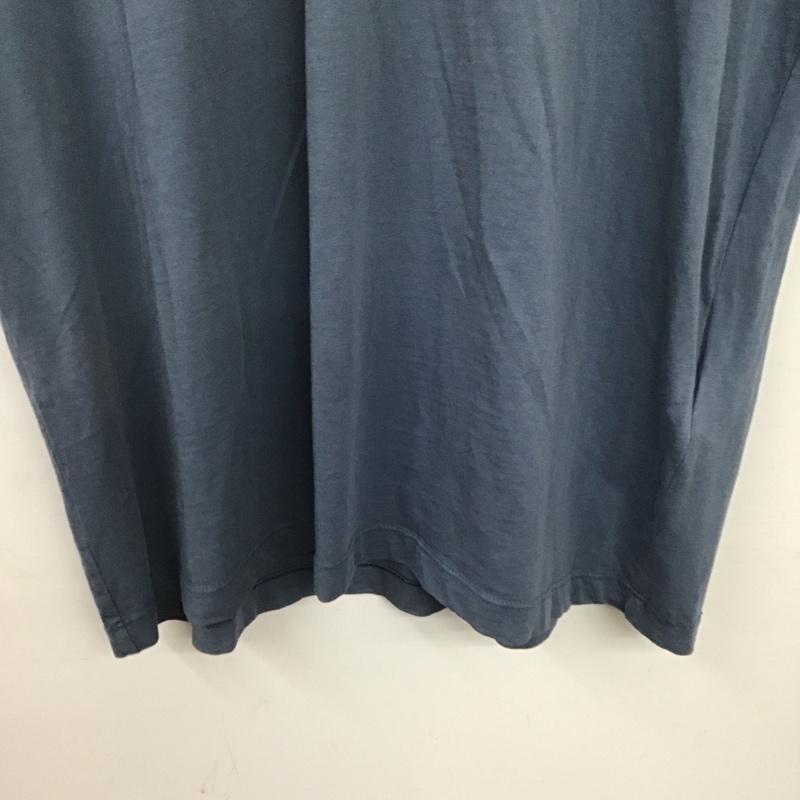 エコアルフ ECOALF Tシャツ 半袖 半袖カットソー プリントTシャツ クルーネックカットソー L ロゴ、文字 青 / ブルー / blue メンズ USED 古着 中古 10153750